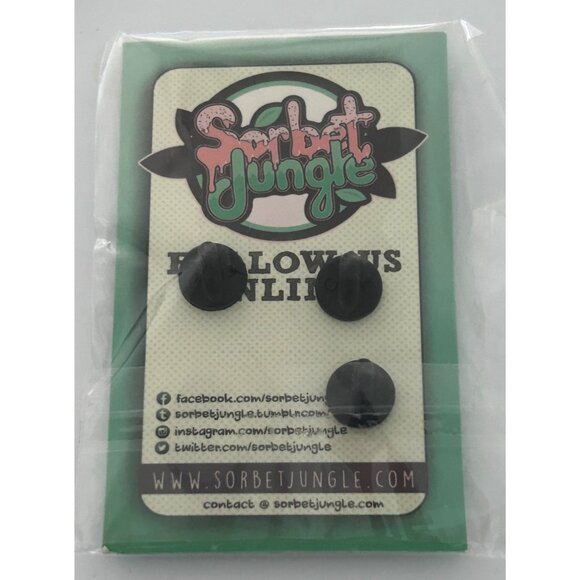 Sorbet Jungle Halloween Orange Pumpkin Alligator Enamel 2 Pin Set - Picture 3 of 3